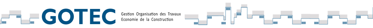 GOTEC - Gestion Organisation des Travaux Economie de la Construction